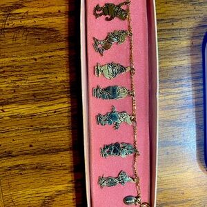 Disney Gold Pendant Charm